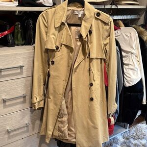 New York & Company Beige Trench Coat